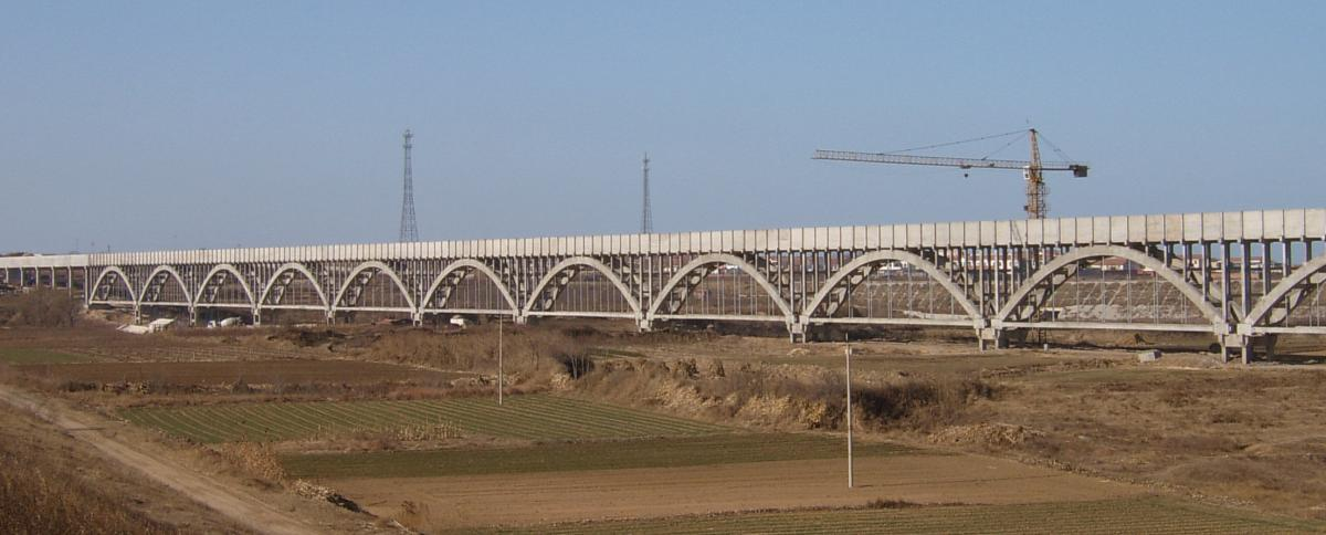 山東省膠東地區引黃調水工程淘金河渡槽